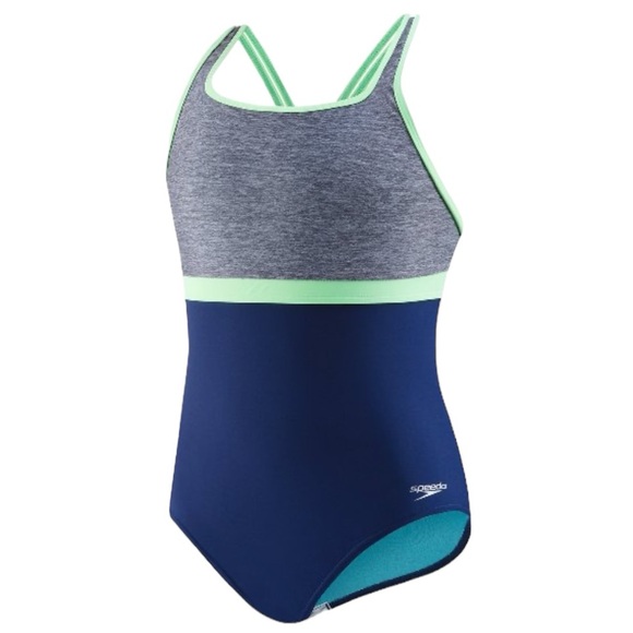 Speedo High Neck Empire One Piece - Picture 1 of 11